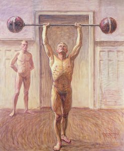 Levantando pesas con dos brazos Número 2, 1913